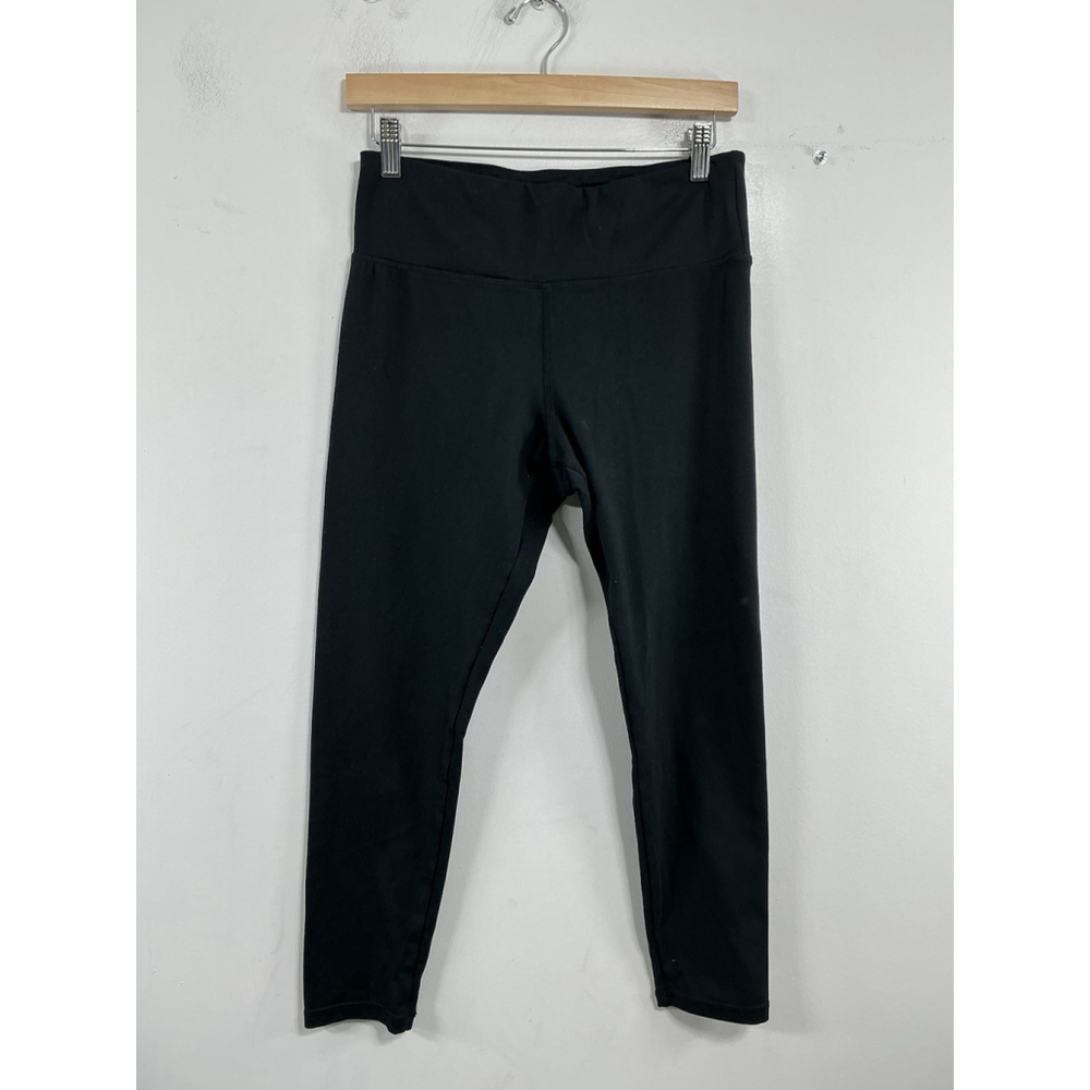 Woman’s Excellent Cond. Jockey Pull On Stretch Athletic Capri Pants Medium Black